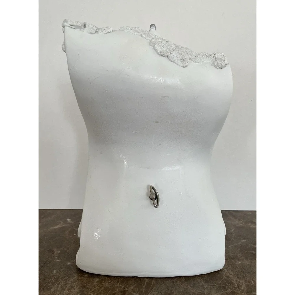Vtg White Silver Ceramic Angel Carolers Tabletop Figurine Music Box Lincolnshire